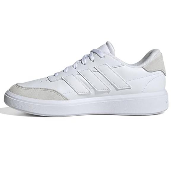 adidas Courtblock Kids NWT adidas Unisex Courtblock Sneaker, White-SZ 4.5 Big Kid